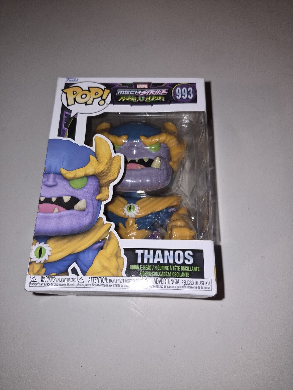 Funko Pop! Mech Strike Thanos #993 - Purple, Blue & Gold New